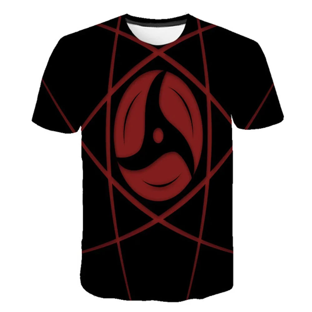 Uzumaki Naruto 3D Printed T-Shirt 2025 Fashion Short Sleeve for Men
