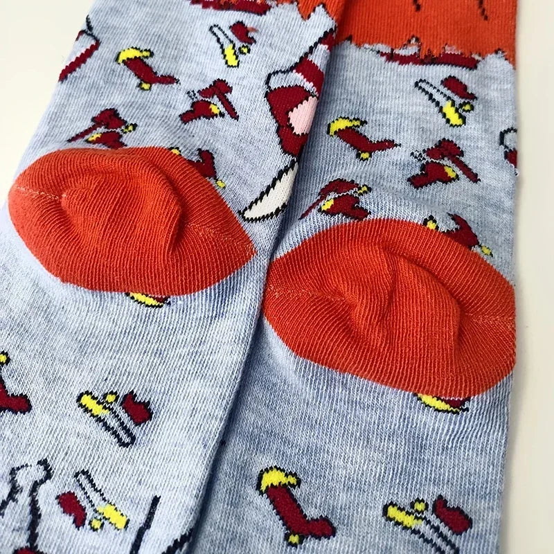 Chucky Cartoon-Socken – Anime-Gamer, Street Fashion Hip-Hop, originelle, lustige Designer-Socken