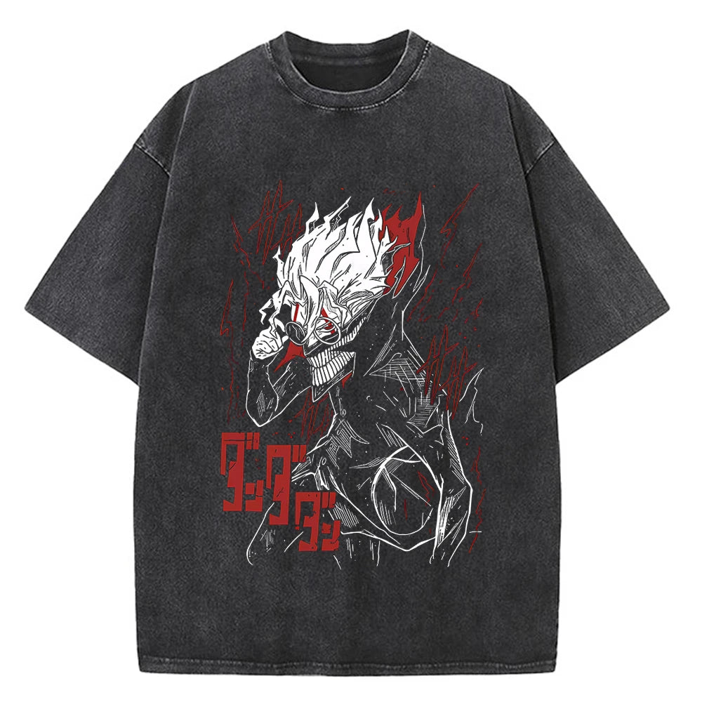 Dandadan Okarun Anime T-Shirt – Aesthetic Fashion Cotton Tee for Men