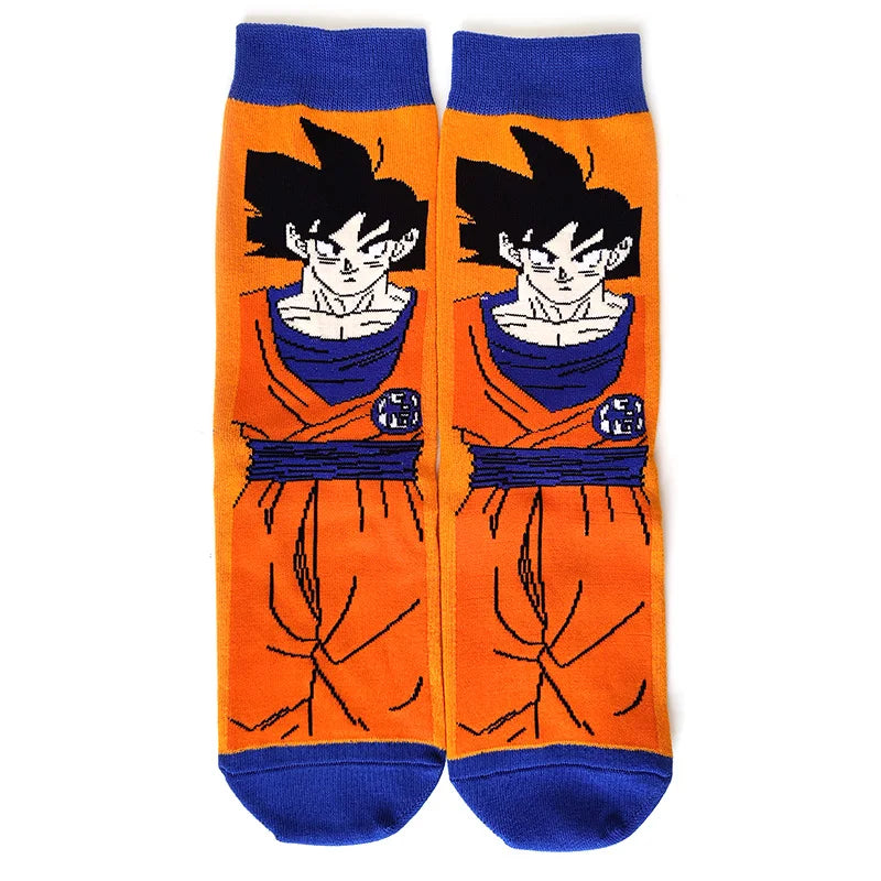 Socken mit Anime-Cartoon-Charakteren für Herren – Cosplay-Skateboard-Stil