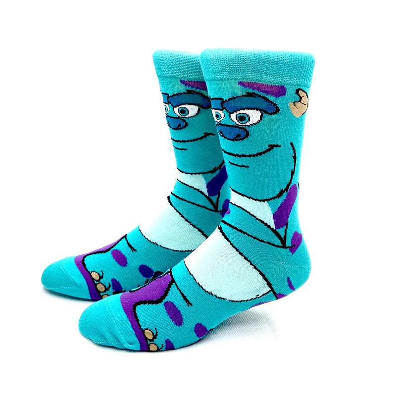 Neue Marvel Anime-Filmsocken – Lange Cosplay-Wadensocken aus Baumwolle für Männer und Frauen, Hip-Hop-Stil