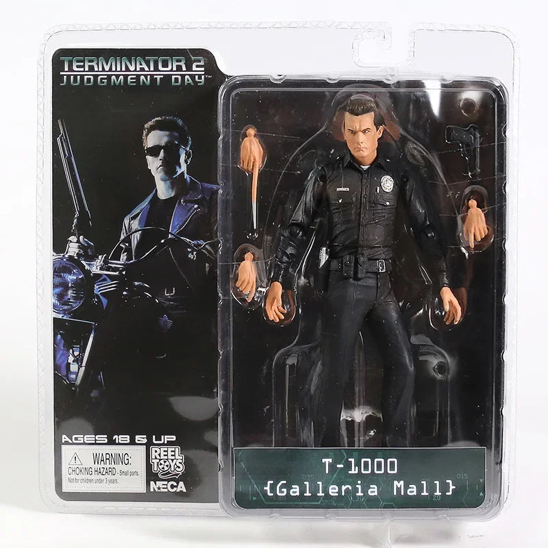 NECA Terminator 2 Arnold Schwarzenegger PVC Actionfigur Sammlermodell Spielzeug 7" 18cm