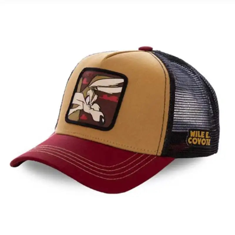 Verkürzte Spot High Version Kaninchen Ente Tier Cartoon Mesh Baseball Cap für Männer und Frauen Mode Hip-Hop-Stil
