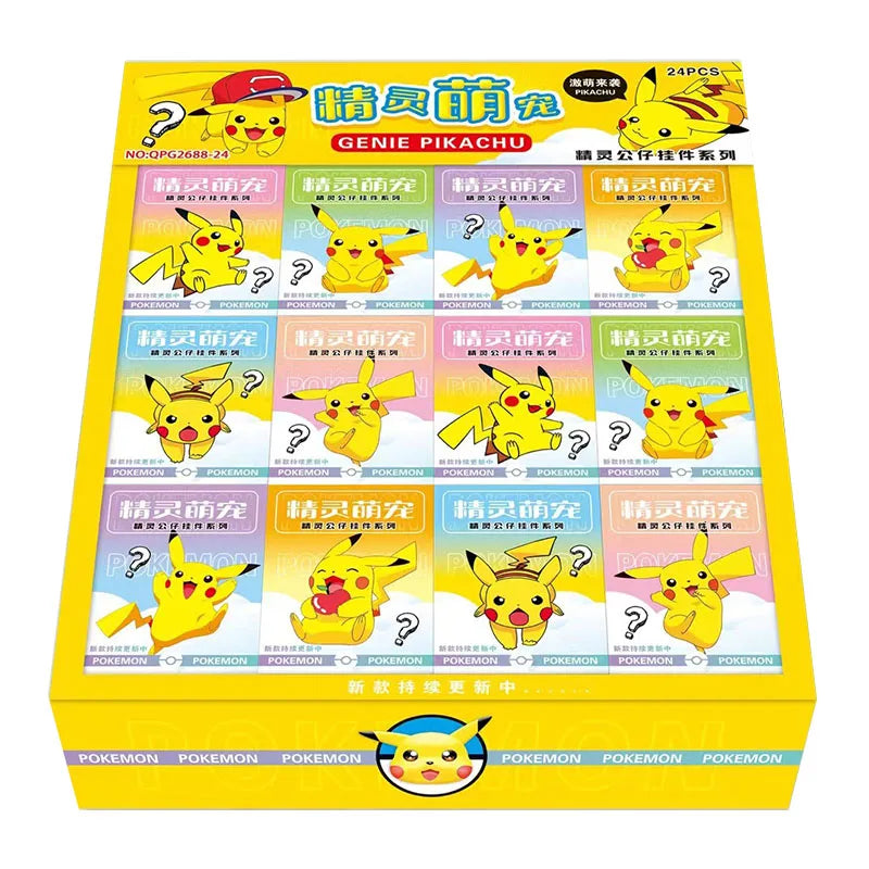 Original Pokemon Blind Box Zufällige Anime Action-figuren Pikachu Keychain Spielzeug