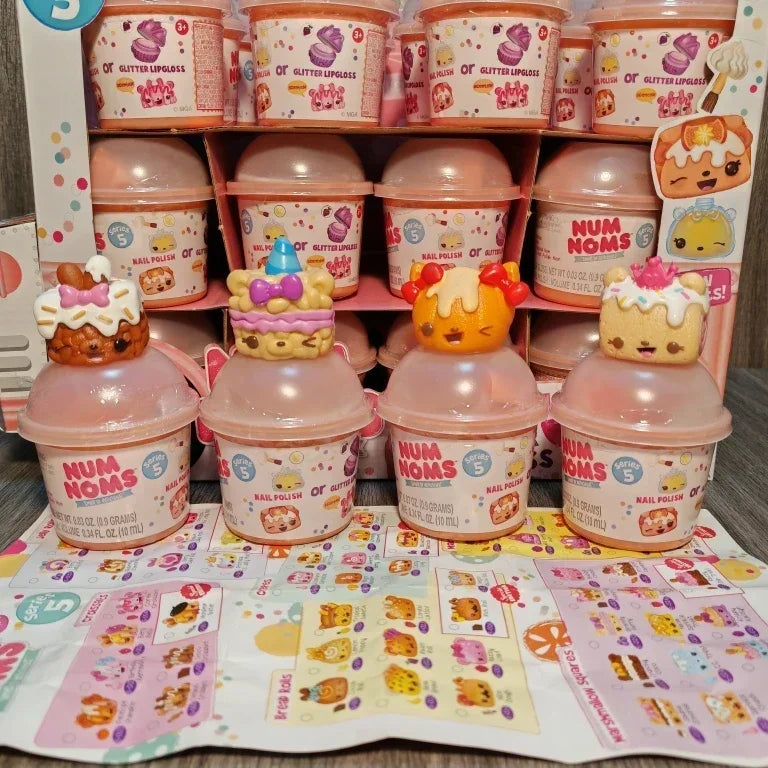 Numnoms Lipgloss Stamp Smell So Delicious Snow Cones Toy Model Anime Figures Collect Ornaments