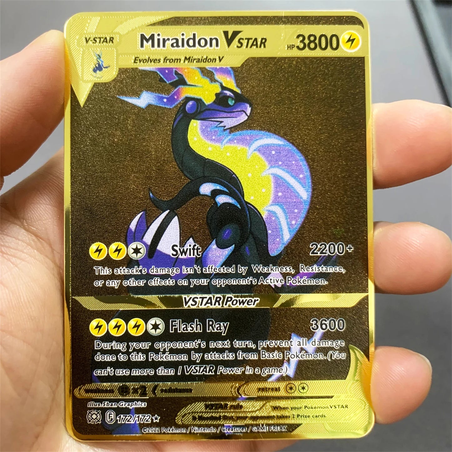 Pokemon Metall Karte 10000 Punkte Arceus Charizard Raichu Super Karte Goldene Englisch Anime Sammlung Karten