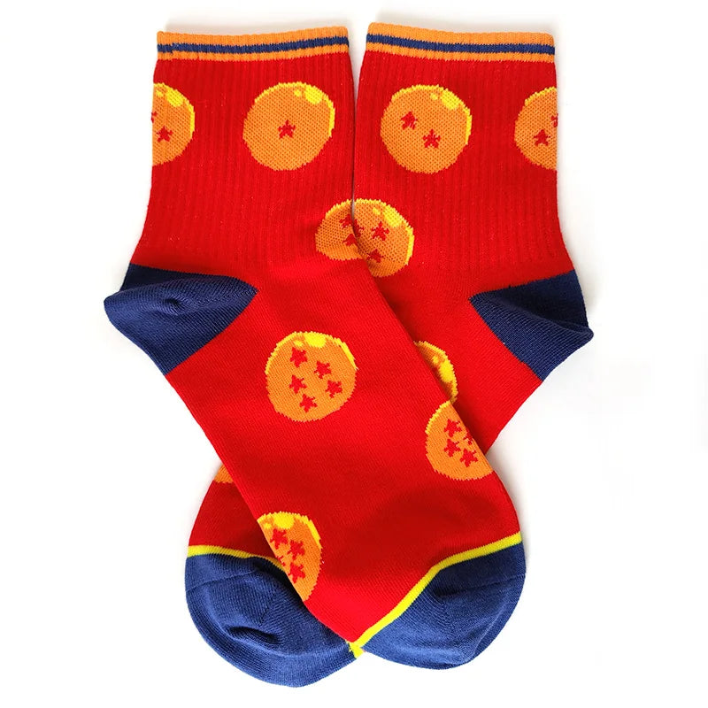 Socken mit Anime-Cartoon-Charakteren für Herren – Cosplay-Skateboard-Stil