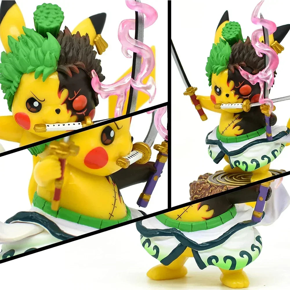 Pokémon Pikachu Roronoa Zoro Cosplay-Figur – GK-Kollektion