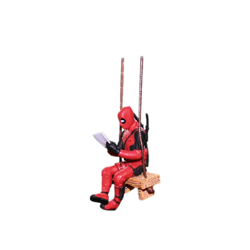 Deadpool 2 Marvel Actionfigur – Swing Pose Autoanhänger & Sammlerstück