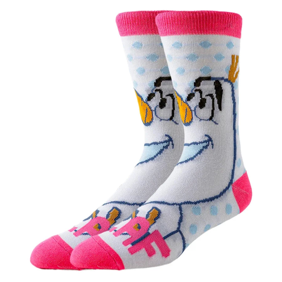 MINISO Disney Cartoon Anime Socken Herren Damen Neuheit Lustige Designer Socken