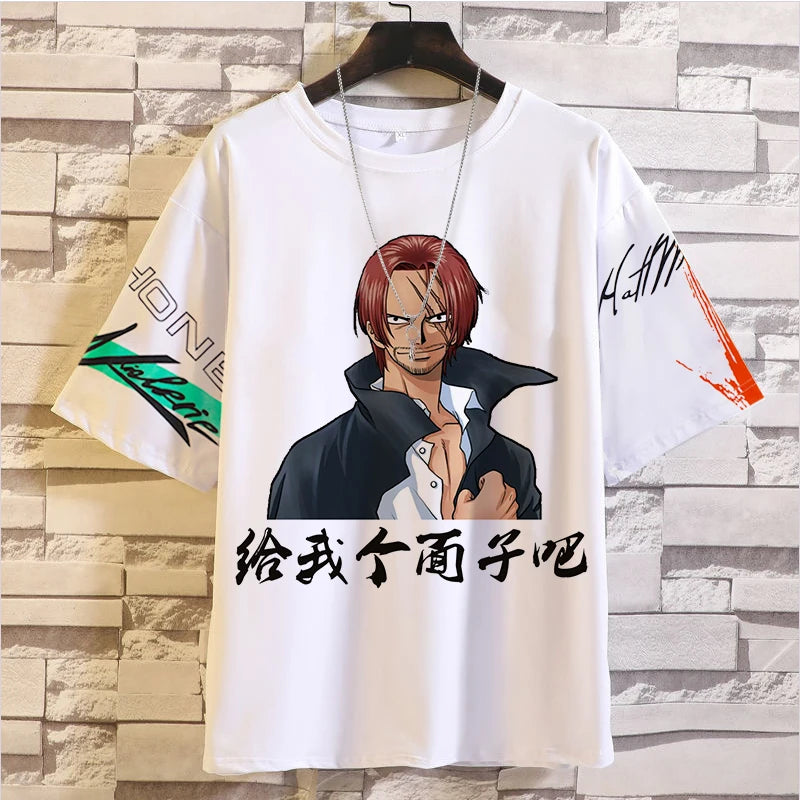 T-shirt imprimé 3D MINISO One Piece Casual Anime Street Fashion