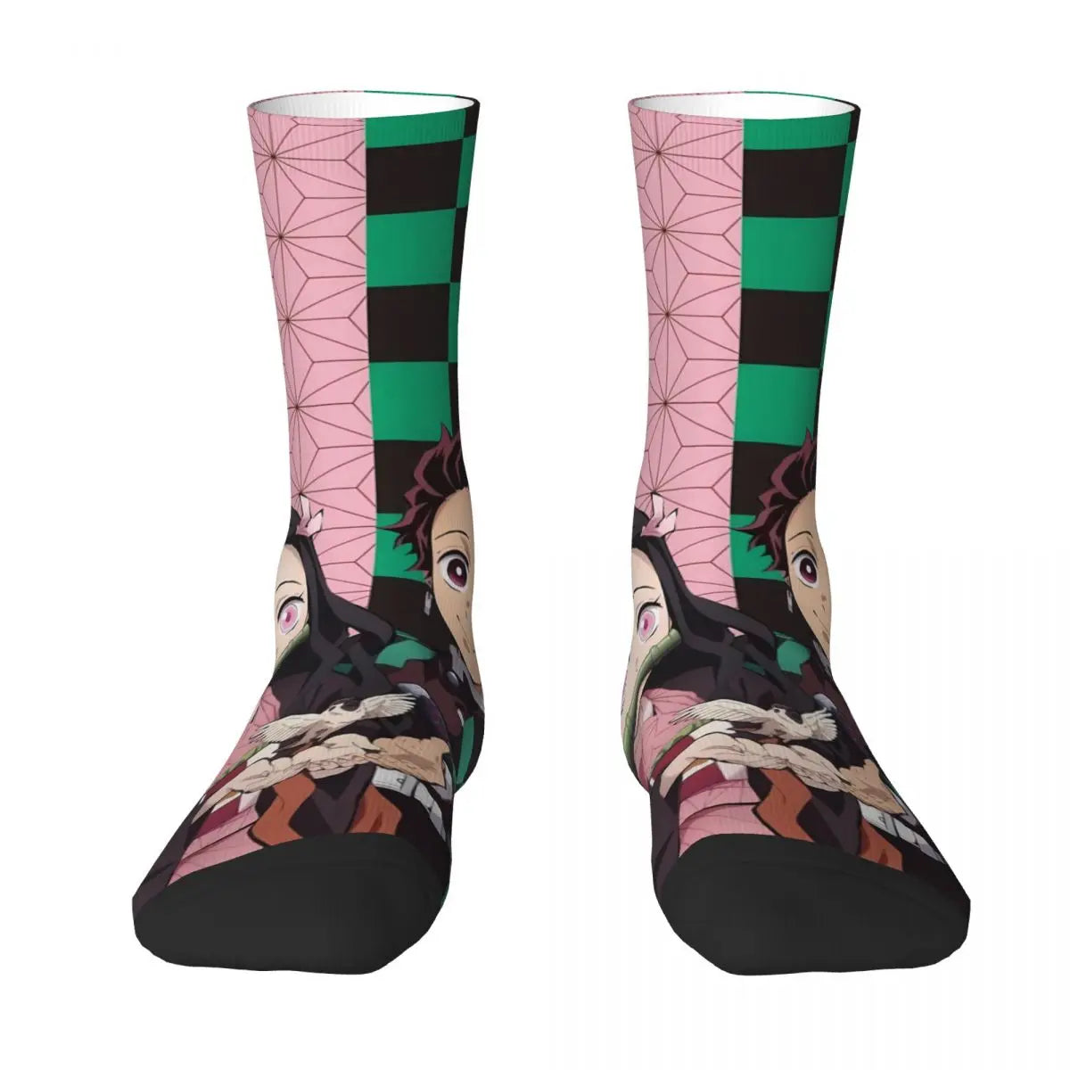 Demon Slayer Anime-Socken – Rutschfeste Winter-Lauf-Sportstrümpfe