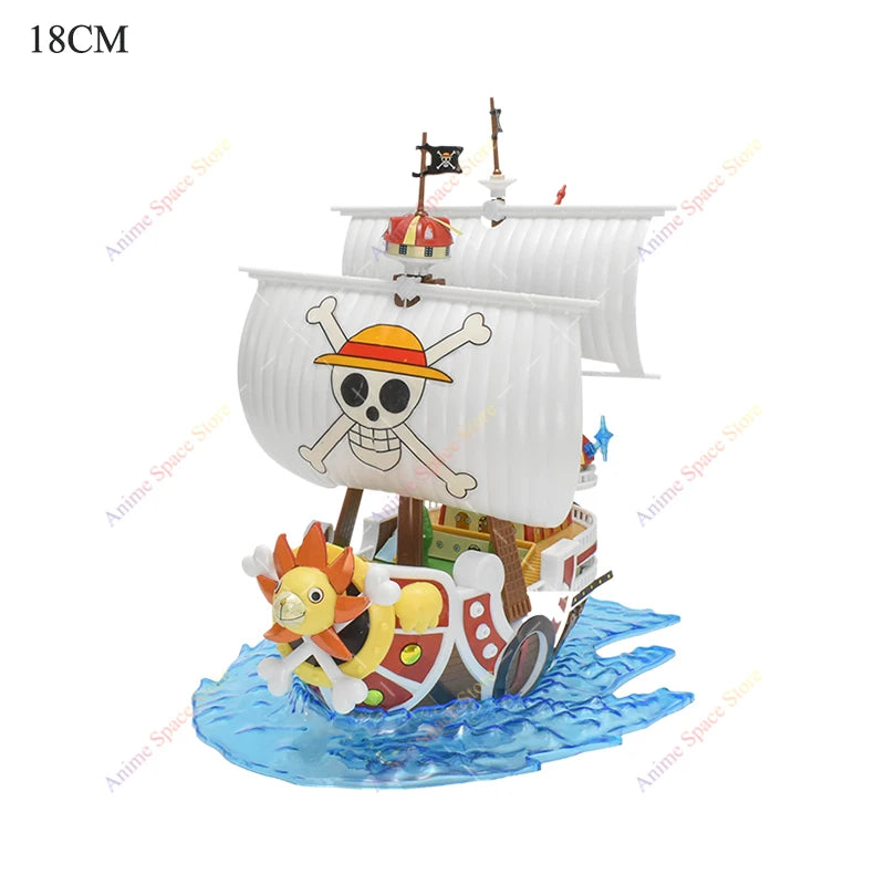 18cm Anime One Piece Figur Piratenschiff Spielzeug Actionfiguren