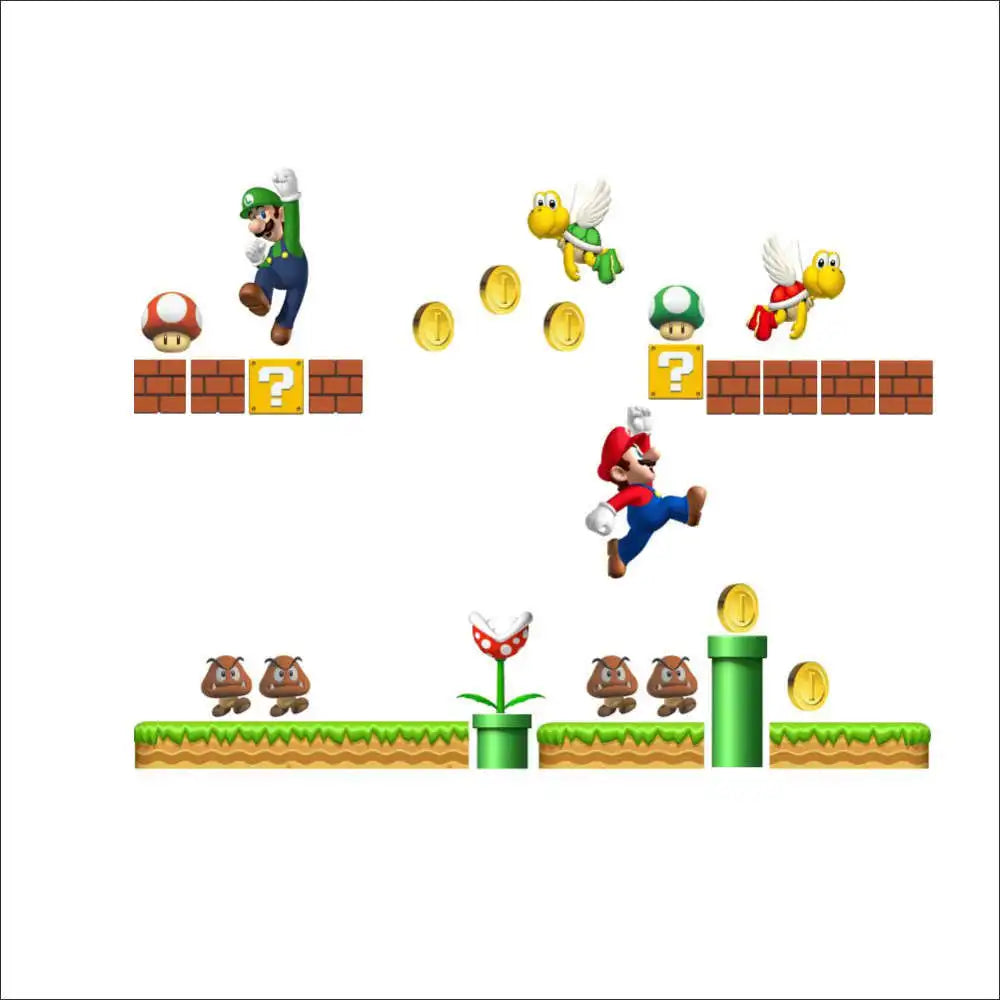 3D Cartoon game wall sticker wall decoration