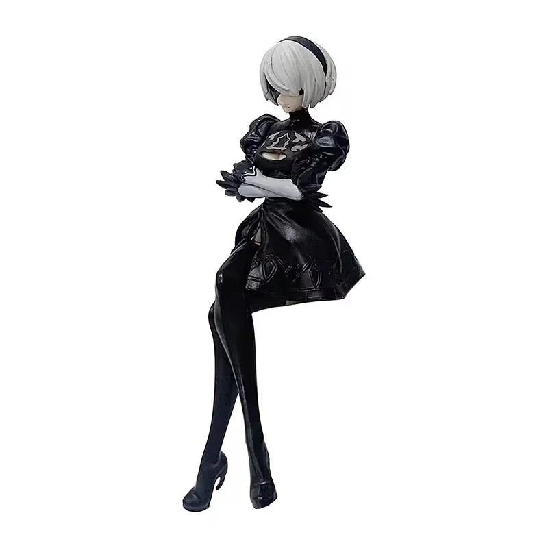13 cm NieR: Automata 2B-Figur – PVC-Nudelstopper-Actionmodell, Spielzeug und Sammlergeschenk