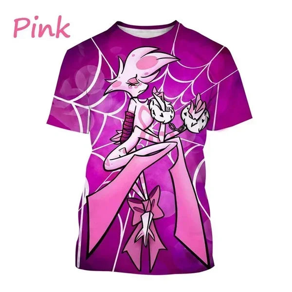 T-shirt Helluva Boss imprimé en 3D