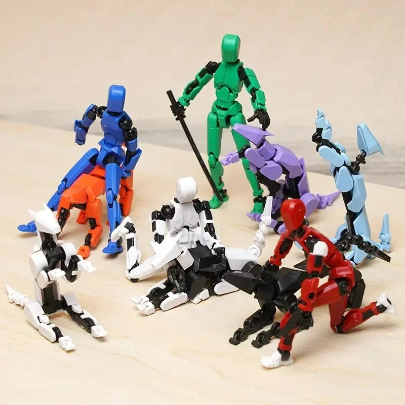 DIY leuchtender T13 Shapeshift-Roboter und Hund – 3D-gedruckte bewegliche Actionfiguren