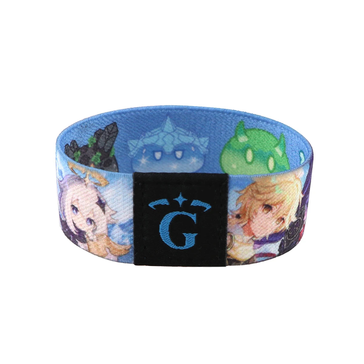 Anime-Armband für Männer und Frauen – elastisches Sportarmband, modisches Armreif-Schmuckgeschenk