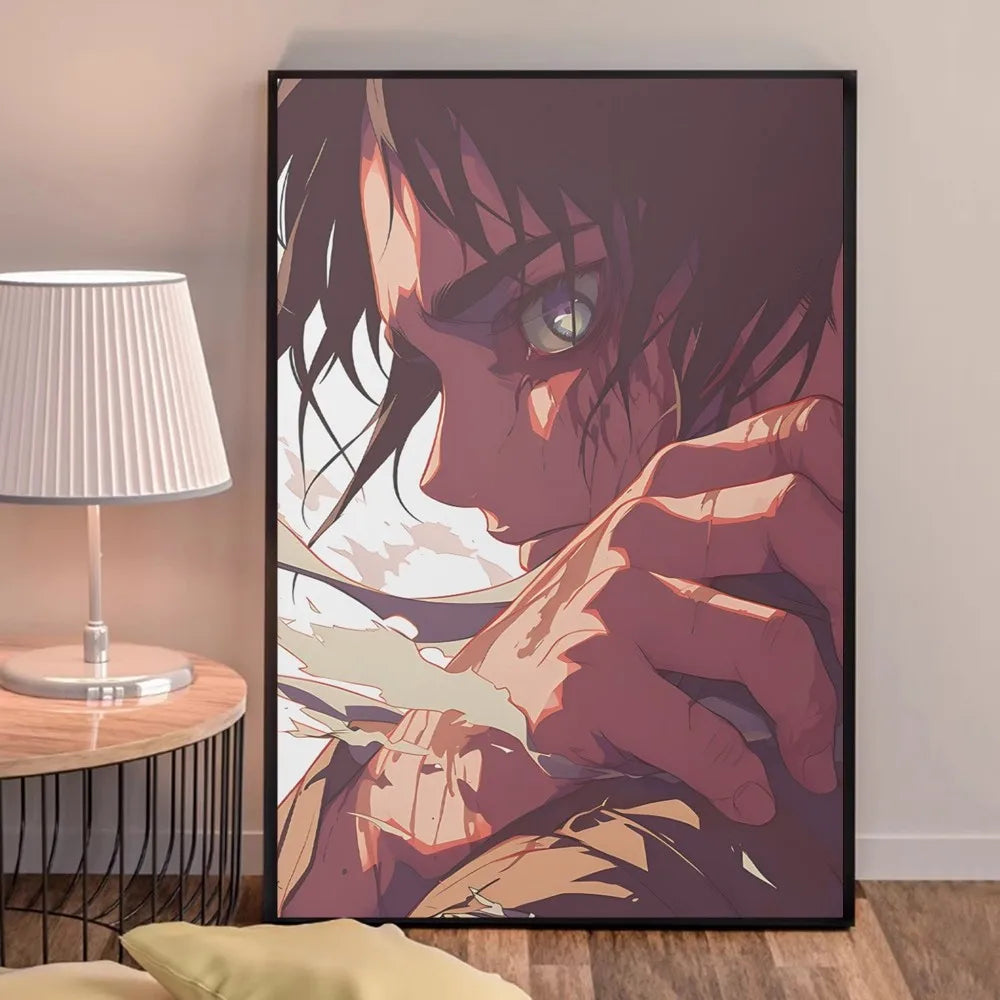 Anime A-Attack on Titans Poster, hochwertige Drucke, Wandkunst, Heimdekoration