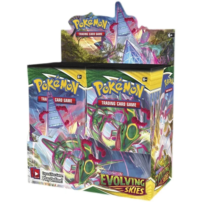 324/360 PCS Pokemon Karten 151 Surging Sparks Stellar Crown Deck Box Pikachu Englisch Karte Spielzeug