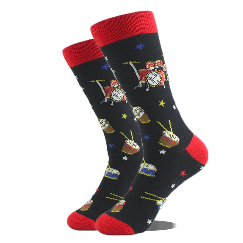 Happy Design Lustige Socken Schaf Bier Dinosaurier Muster