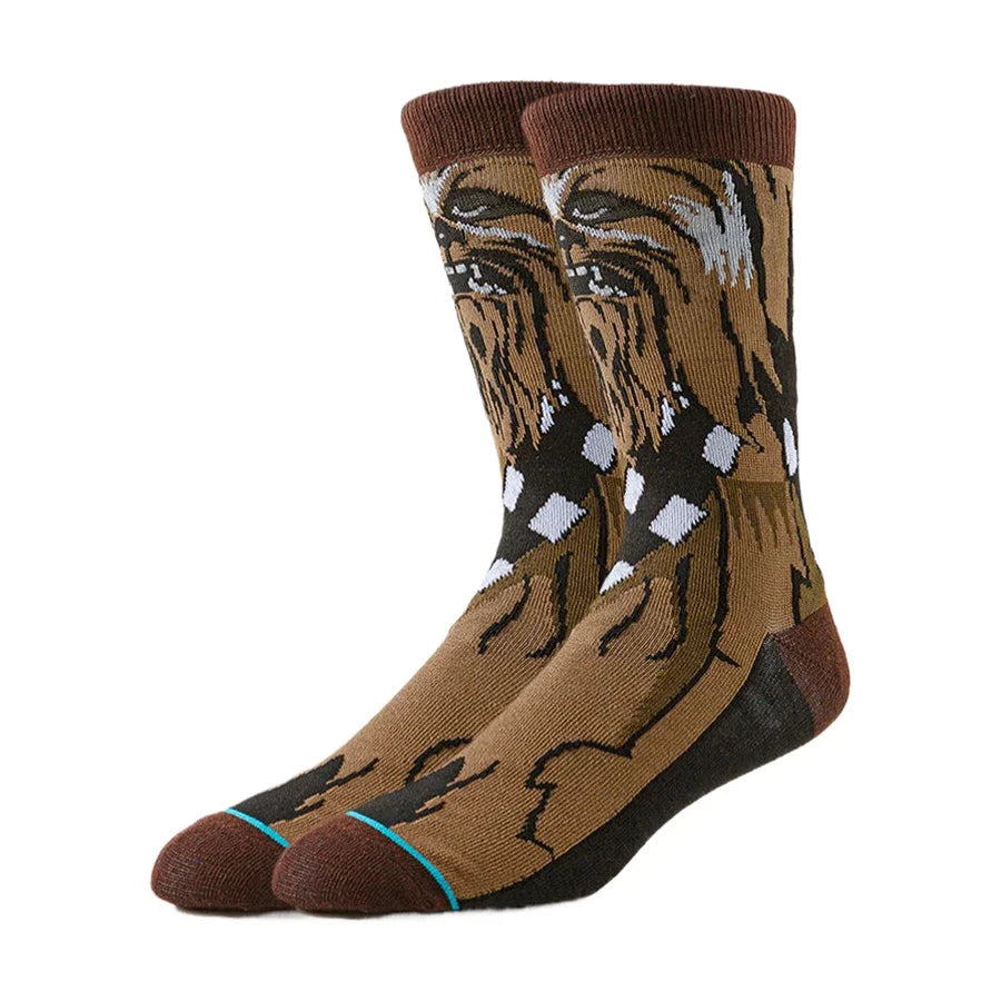 MINISO Disney Anime-Socken – Lange Cartoon-Socken für Männer und Frauen, lustiger und origineller Stil