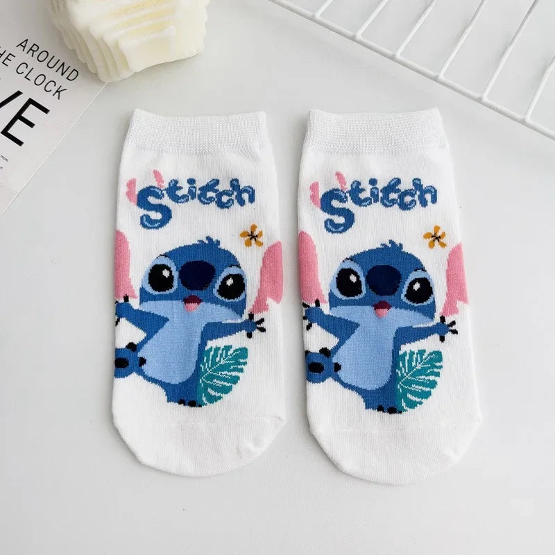 Cartoon Disney Stitch Socken – Kawaii Baumwoll-Söckchen