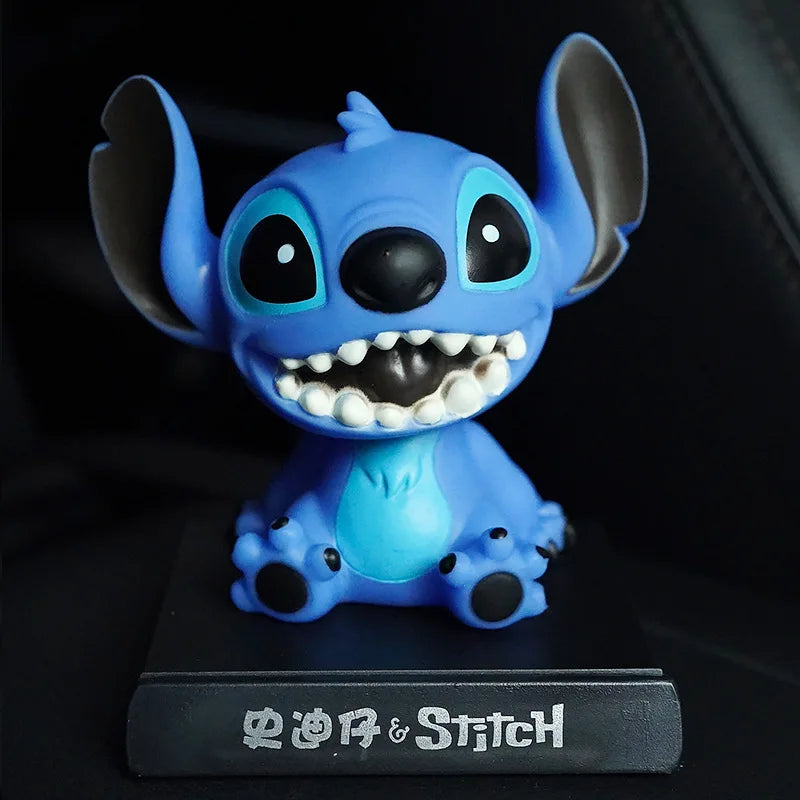 Figurine articulée Disney Lilo & Stitch – Figurine d'action en PVC pour décoration de voiture et d'intérieur de voiture