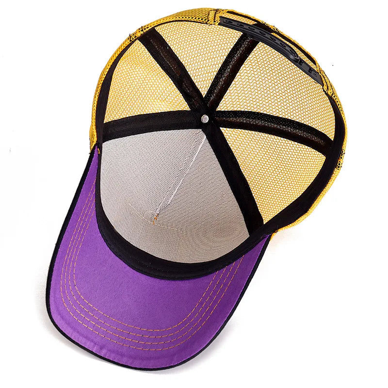 Hochwertige Naruto Uchiha Itachi-Baseballkappe – verstellbare Trucker-Mütze aus Netzstoff für Männer und Frauen | Anime-Hip-Hop-Stil