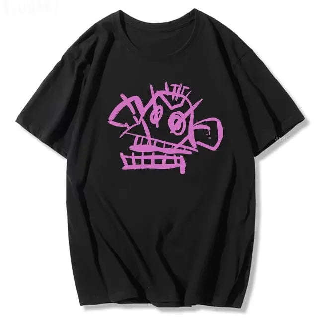 Jinx Arcane Monkey T-Shirt – Women’s Anime Cosplay Grunge Aesthetic Tee
