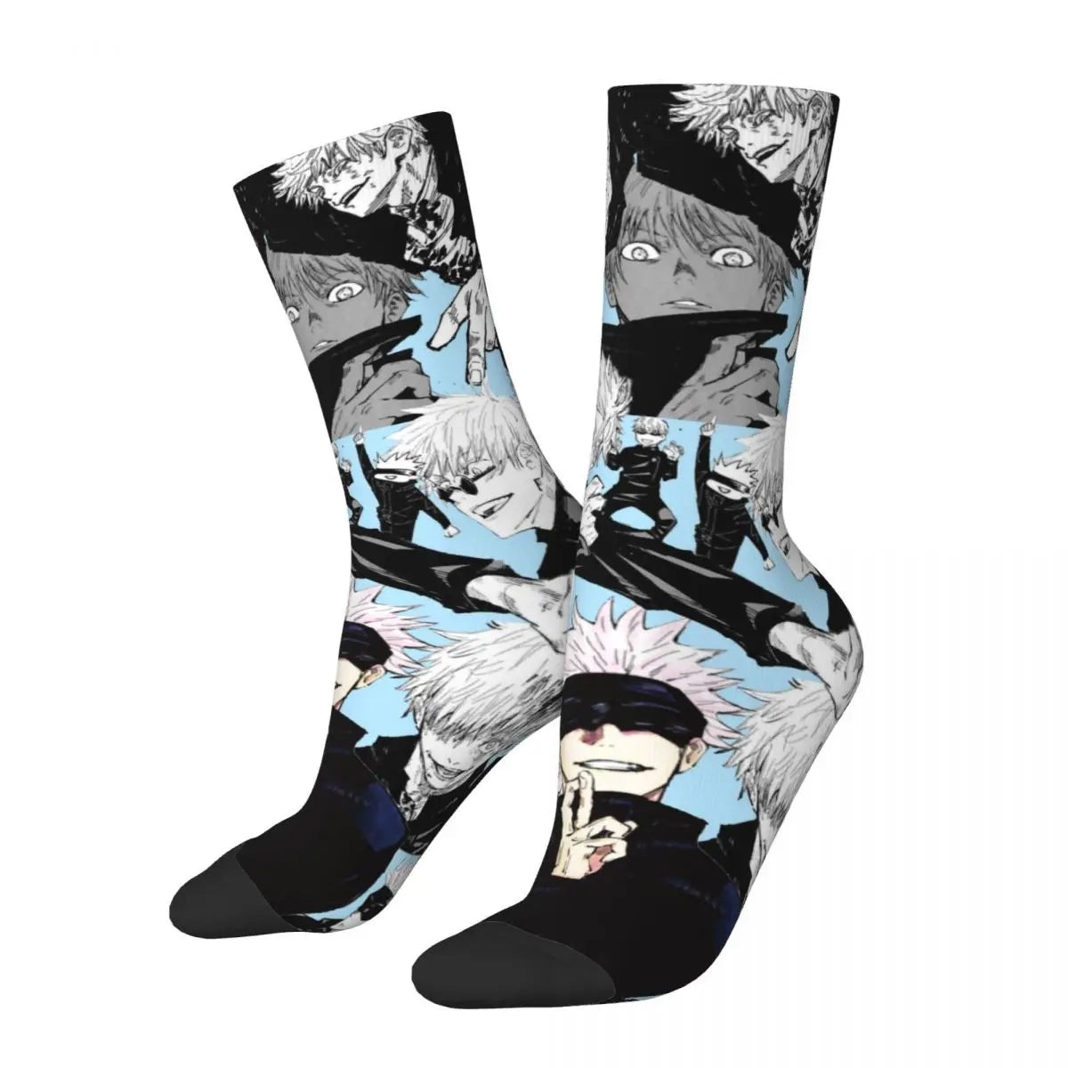 Jujutsu Kaisen Anime Socken, Satoru Gojo Unisex Socken W