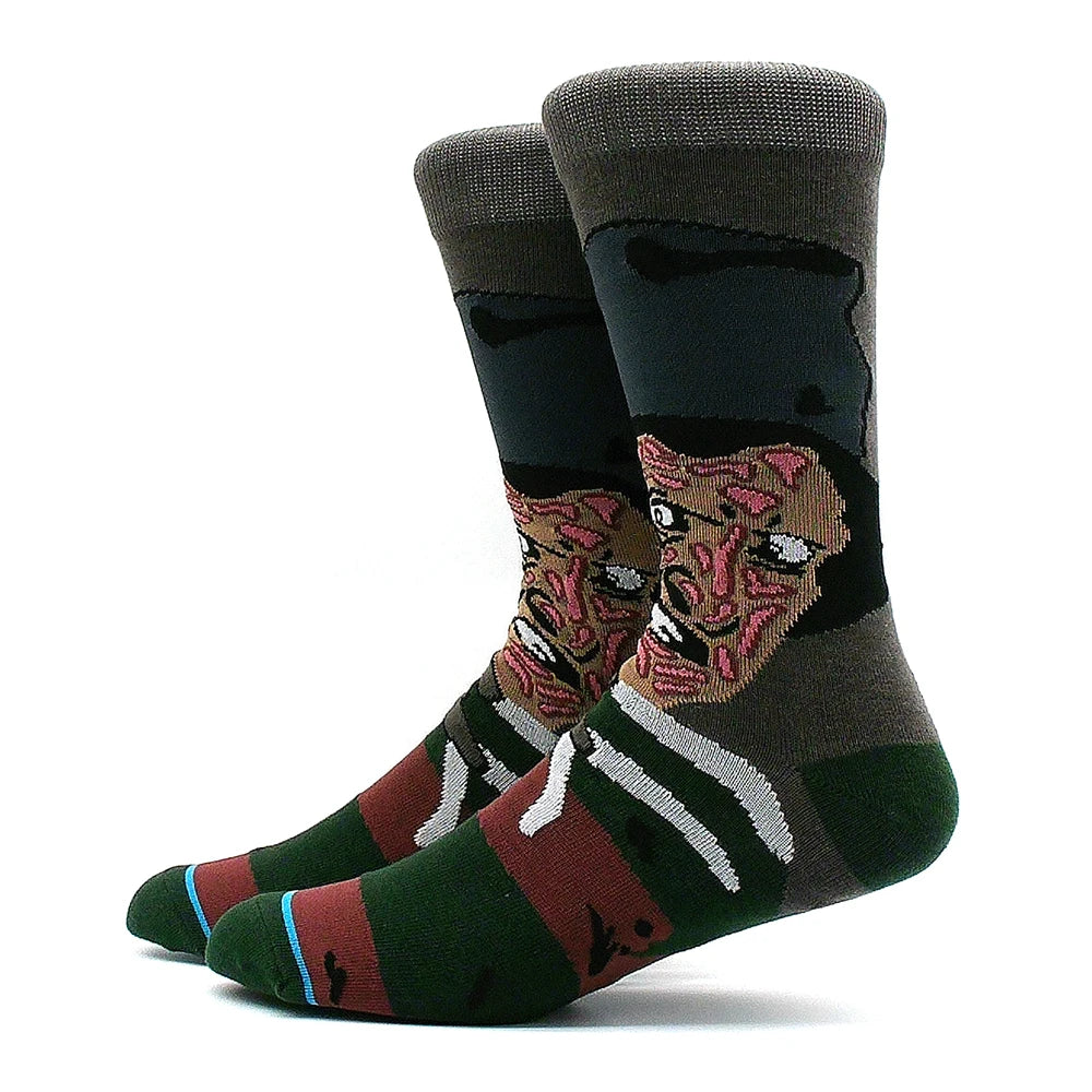1 Pair Anime Movie Cotton Crew Socks – Role-Playing Calf Socks