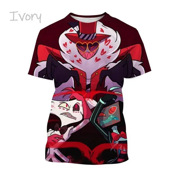 T-shirt Helluva Boss imprimé en 3D