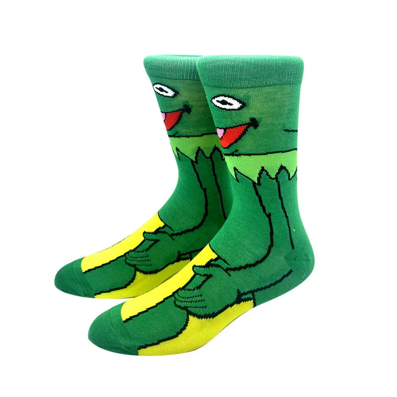 Neue Marvel Anime-Filmsocken – Lange Cosplay-Wadensocken aus Baumwolle für Männer und Frauen, Hip-Hop-Stil
