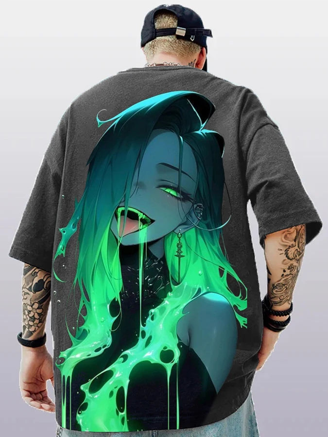 T-shirt tendance style streetwear animé