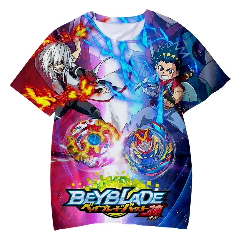 Oversized Beyblade Anime Tee
