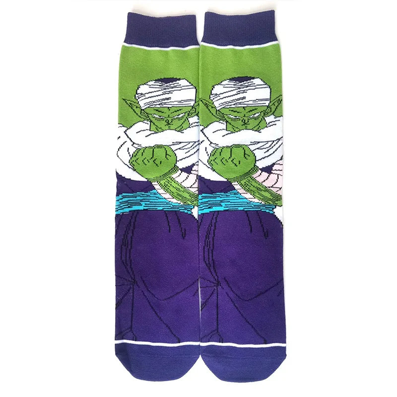 Socken mit Anime-Cartoon-Charakteren für Herren – Cosplay-Skateboard-Stil