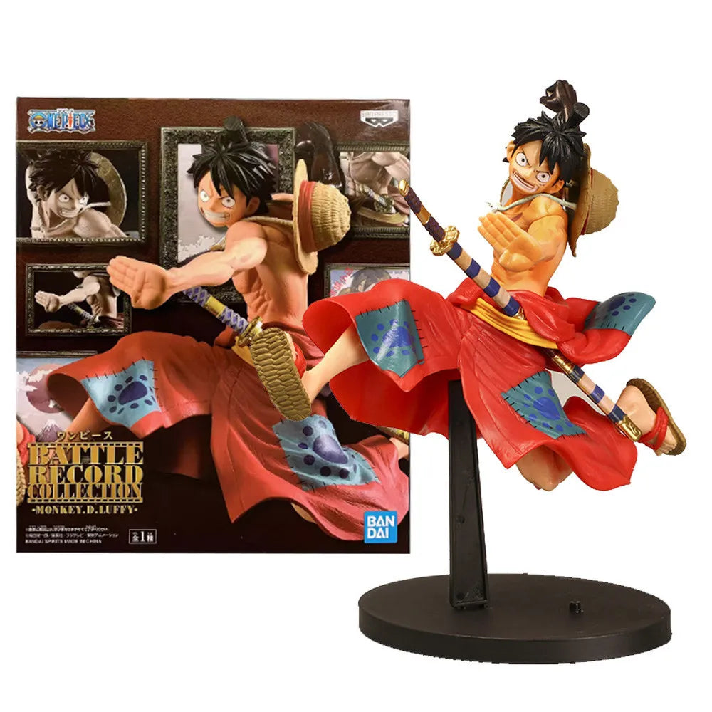 21CM Anime One Piece Wano Land Monkey D. Luffy Figur Getriebe Zweite SCHLACHT AUFZEICHNUNG SAMMLUNG