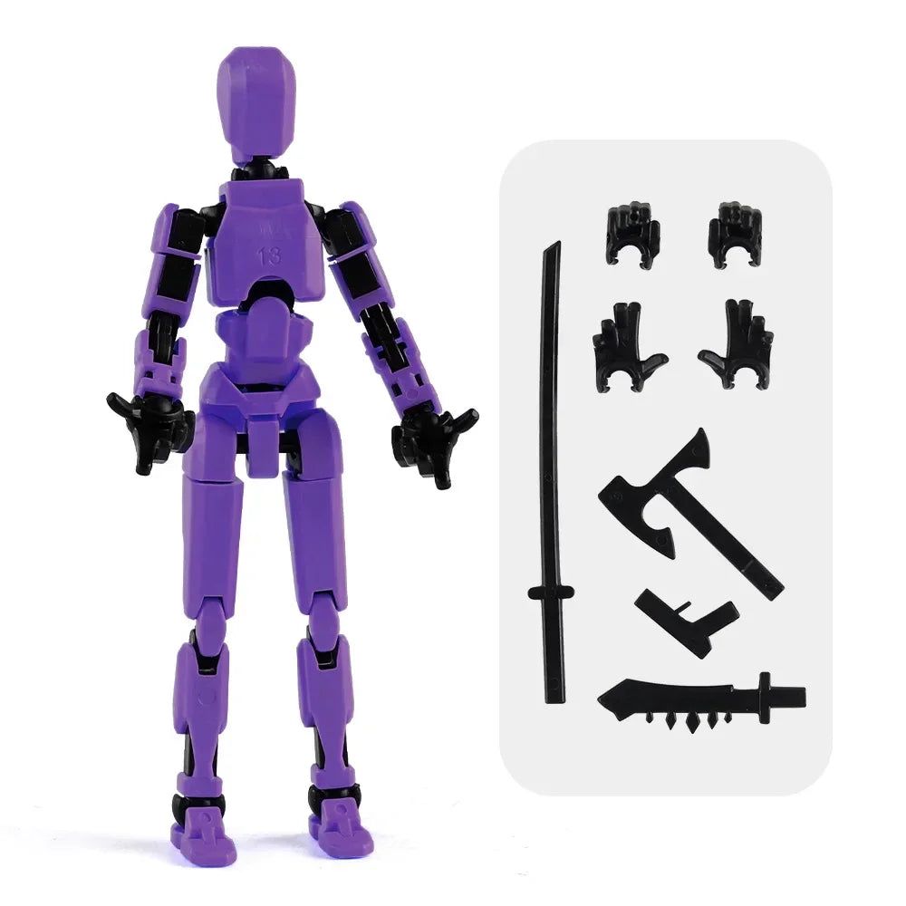 DIY leuchtender T13 Shapeshift-Roboter und Hund – 3D-gedruckte bewegliche Actionfiguren