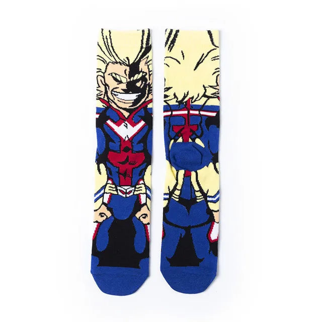 Socken mit Anime-Cartoon-Charakteren für Herren – Cosplay-Skateboard-Stil