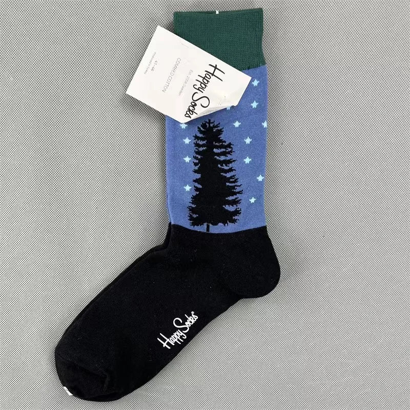 Diamond Check Happy Socks für Herren – Geometrische Sportsocken aus Baumwolle (Größe 41–46)