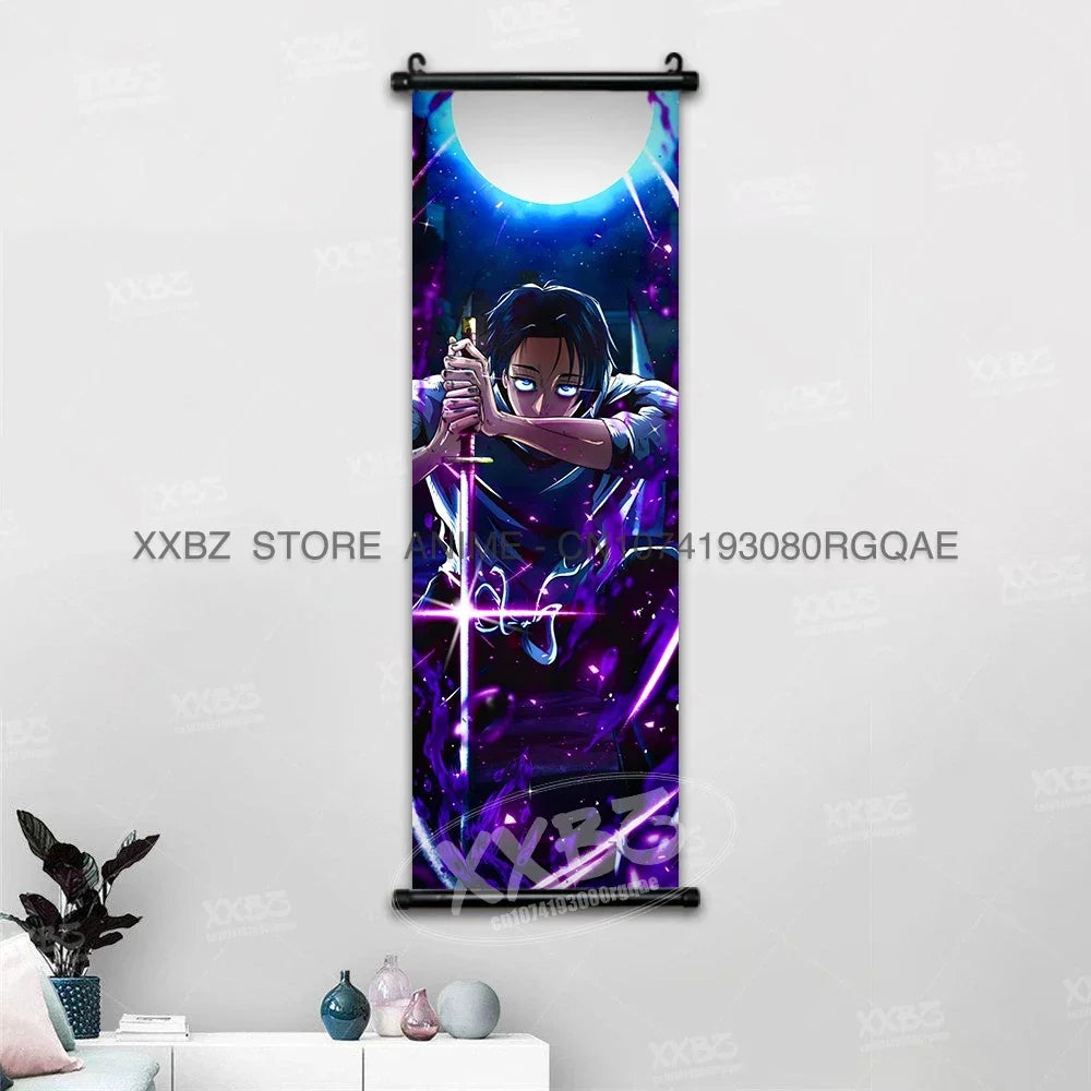 Jujutsu Kaisen Wall Artwork Scroll Picture Print Canvas Home Decor