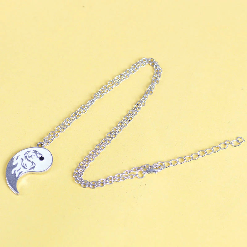 Modisches Drachen-Yin-Yang-Armband – verstellbare Tai-Chi-Paar-Halskette für Freund und Freundin, Geschenk zum Valentinstag