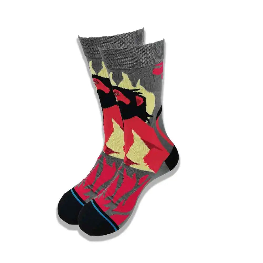 Anime Cosplay Lange Socken – Wadensocken im Hip-Hop-Stil für Männer und Frauen
