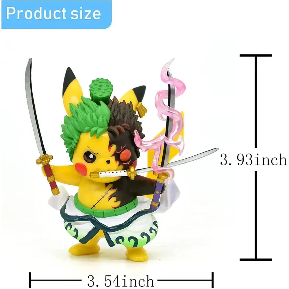 Pokémon Pikachu Roronoa Zoro Cosplay-Figur – GK-Kollektion