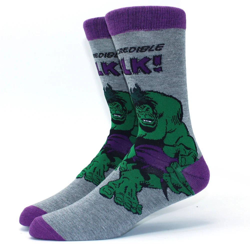 1 Pair Anime Movie Cotton Crew Socks – Role-Playing Calf Socks