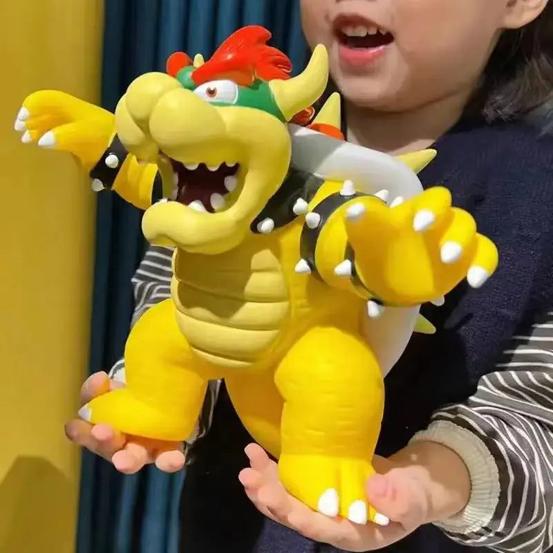 39 cm große Super Mario Bowser-Actionfigur – großes PVC-Sammelspielzeug