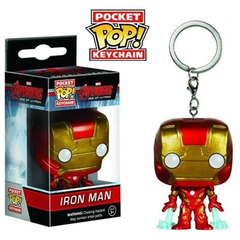 Funko POP Schlüsselanhänger Endgame Captain Venom Deadpool Iron Man Schlüsselanhänger Actionfiguren Spielzeug