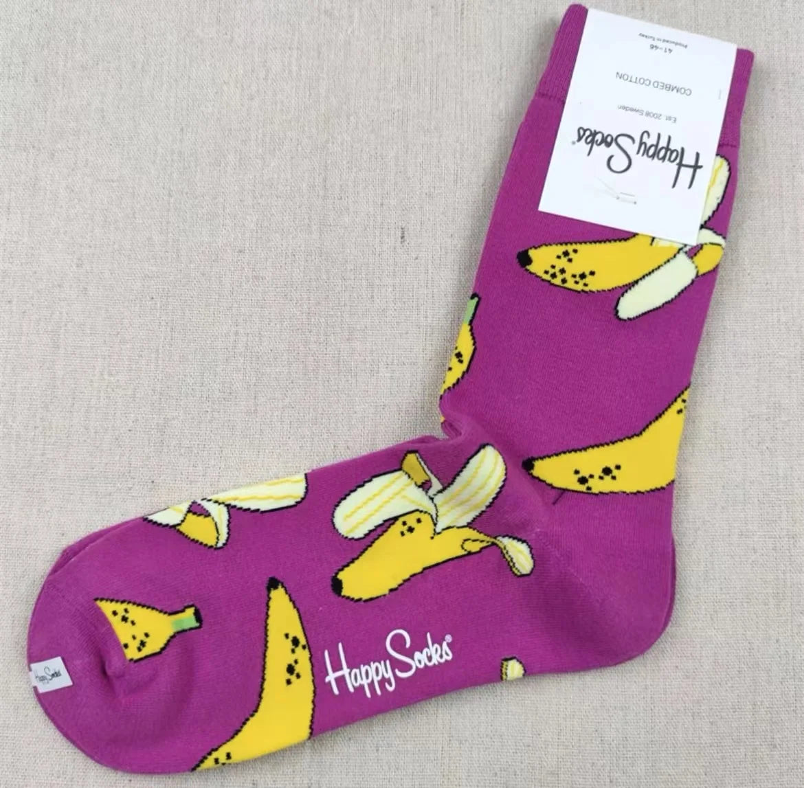 Diamond Check Happy Socks für Herren – Geometrische Sportsocken aus Baumwolle (Größe 41–46)