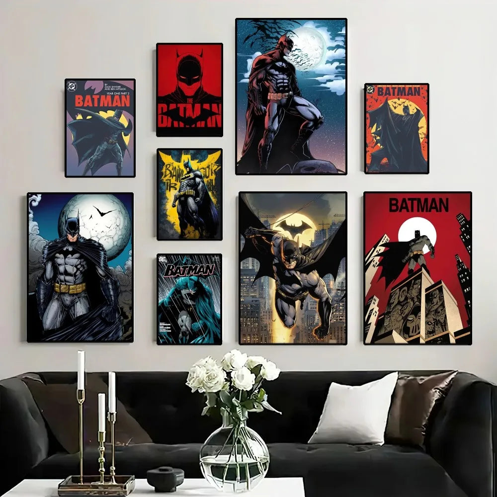 Beast Kingdom Batman Poster Painting Wall Pictures Decor Sticker